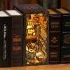 DIY Book Nook: Wooden Magic Light Kit for Bookends Decoration - Image 2