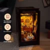 DIY Book Nook: Great Detective Diary Wooden Shelf Insert Bookend Gift - Image 3