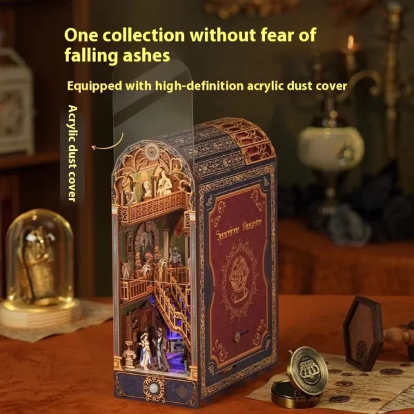 Diy Book Nook Museum Of Time And Space Shelf Insert Model Kit - Image 5