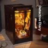 DIY Book Nook: Great Detective Diary Wooden Shelf Insert Bookend Gift - Image 2